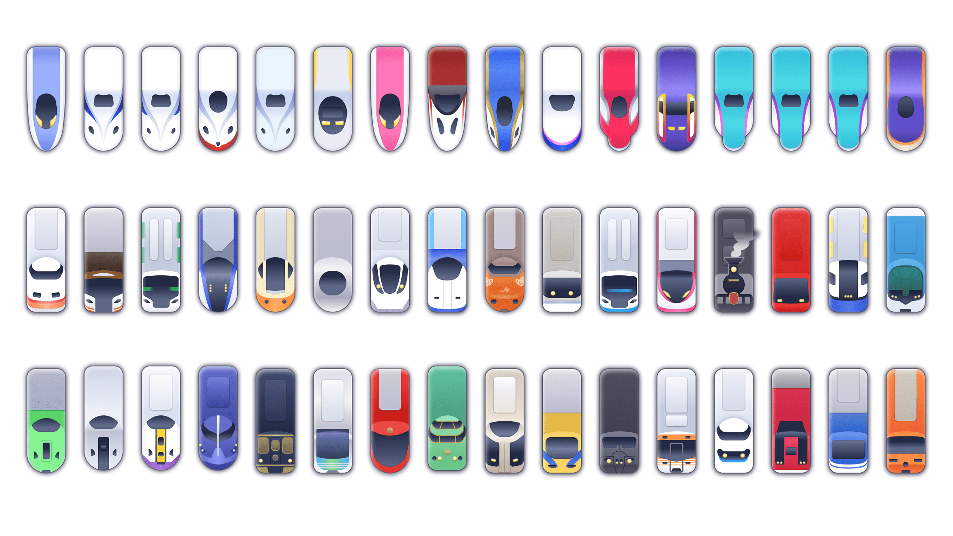 トレインキャスト 列車アイコン